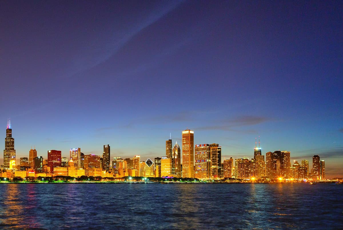 The Loop & Chicago River, Illinois, United States