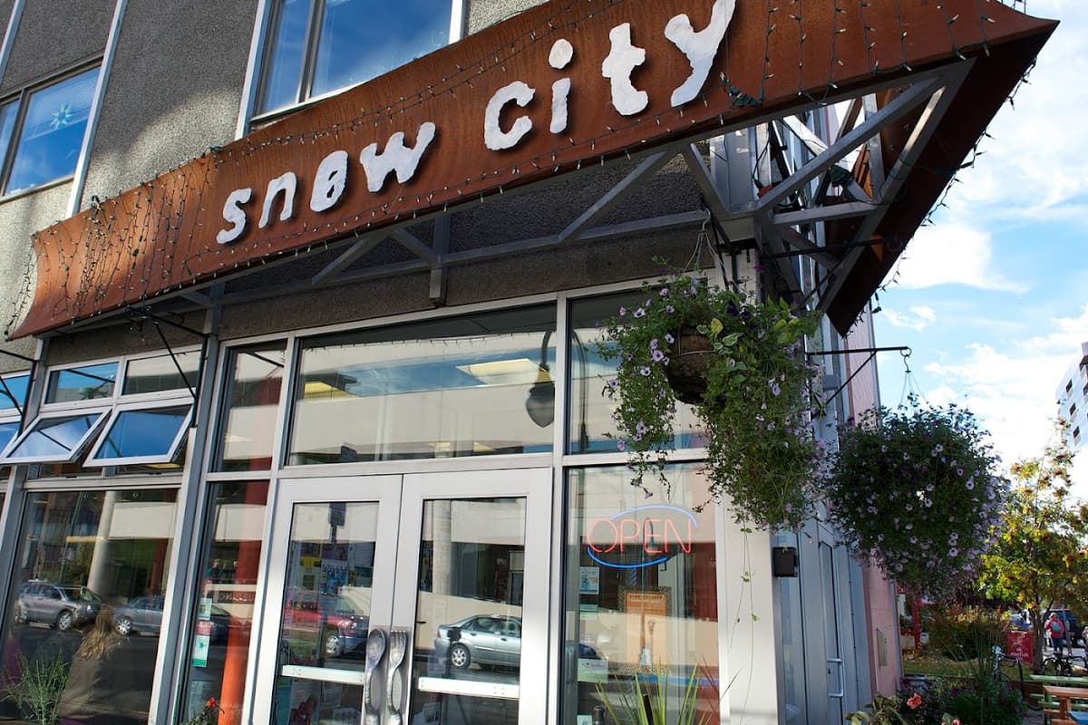 Snow City Cafe in Downtown, Anchorage