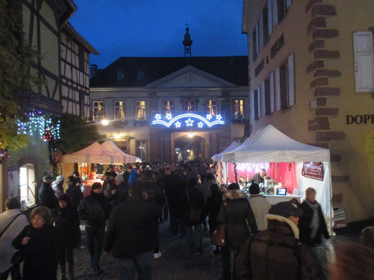 Riquewihr Christmas market in Riquewihr, Kaysersberg
