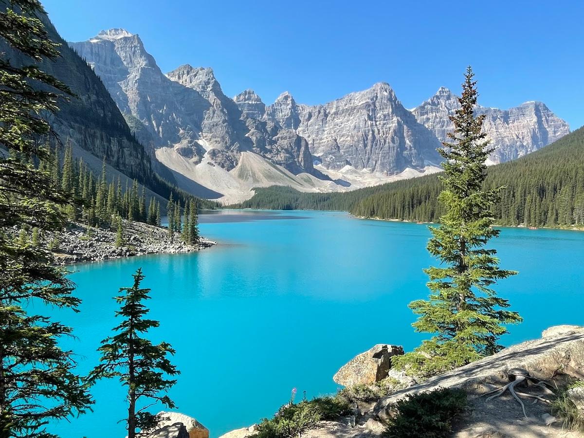 Rockpile Trail in Moraine Lake, Lake Louise