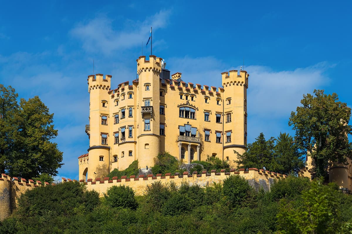 Hohenschwangau Castle in Schwangau, Füssen