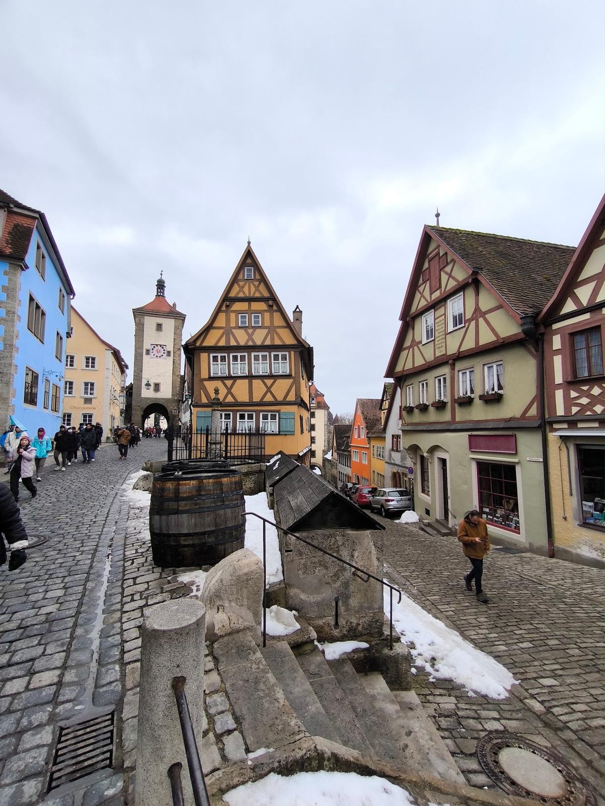Plönlein in Altstadt, Rothenburg ob der Tauber