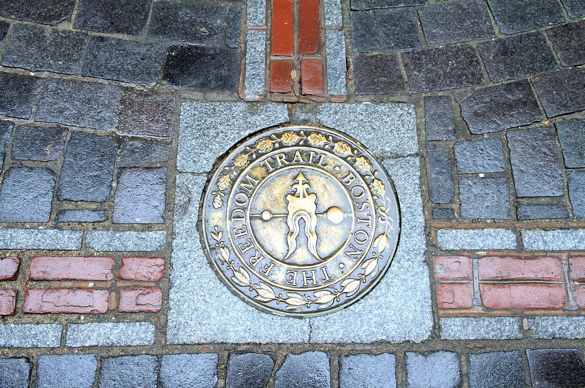 Freedom Trail in Downtown, Boston