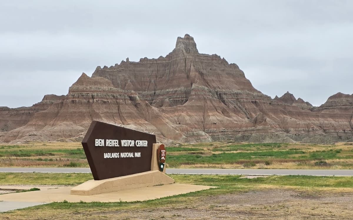 Ben Reifel Visitor Center in Cedar Pass, Badlands National Park