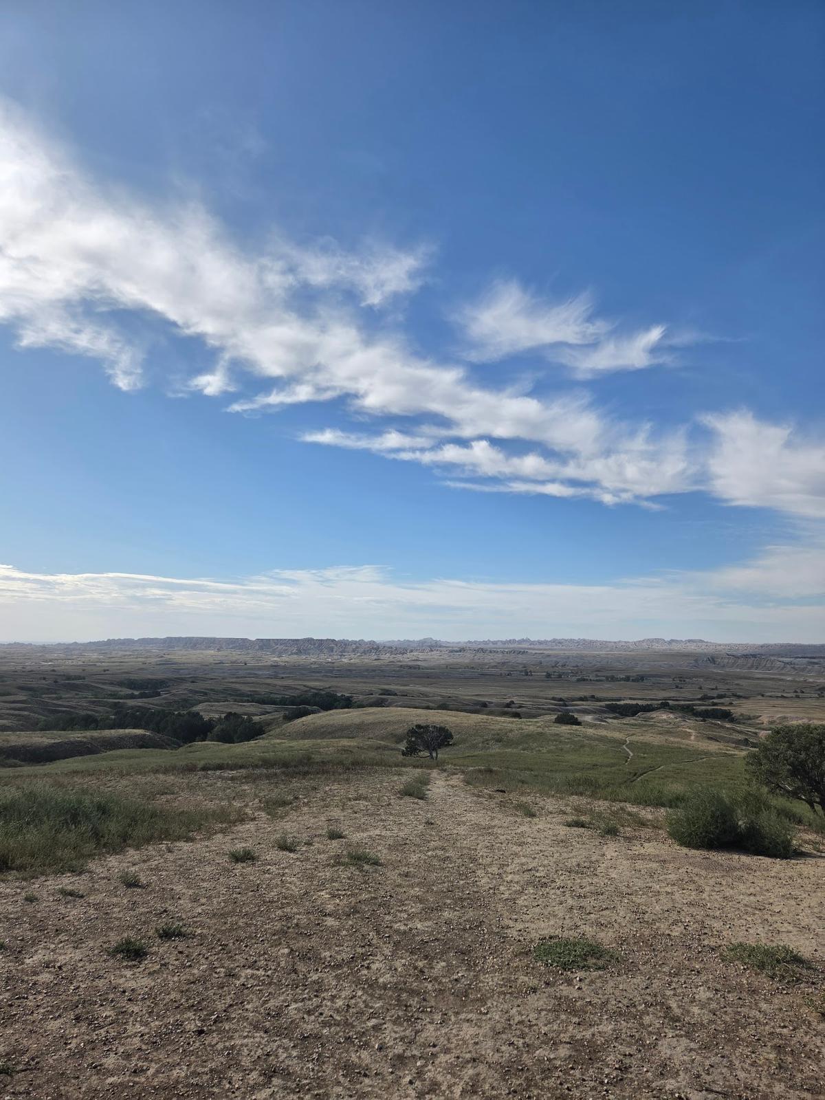 Sage Creek Rim Road in Sage Creek, Badlands National Park