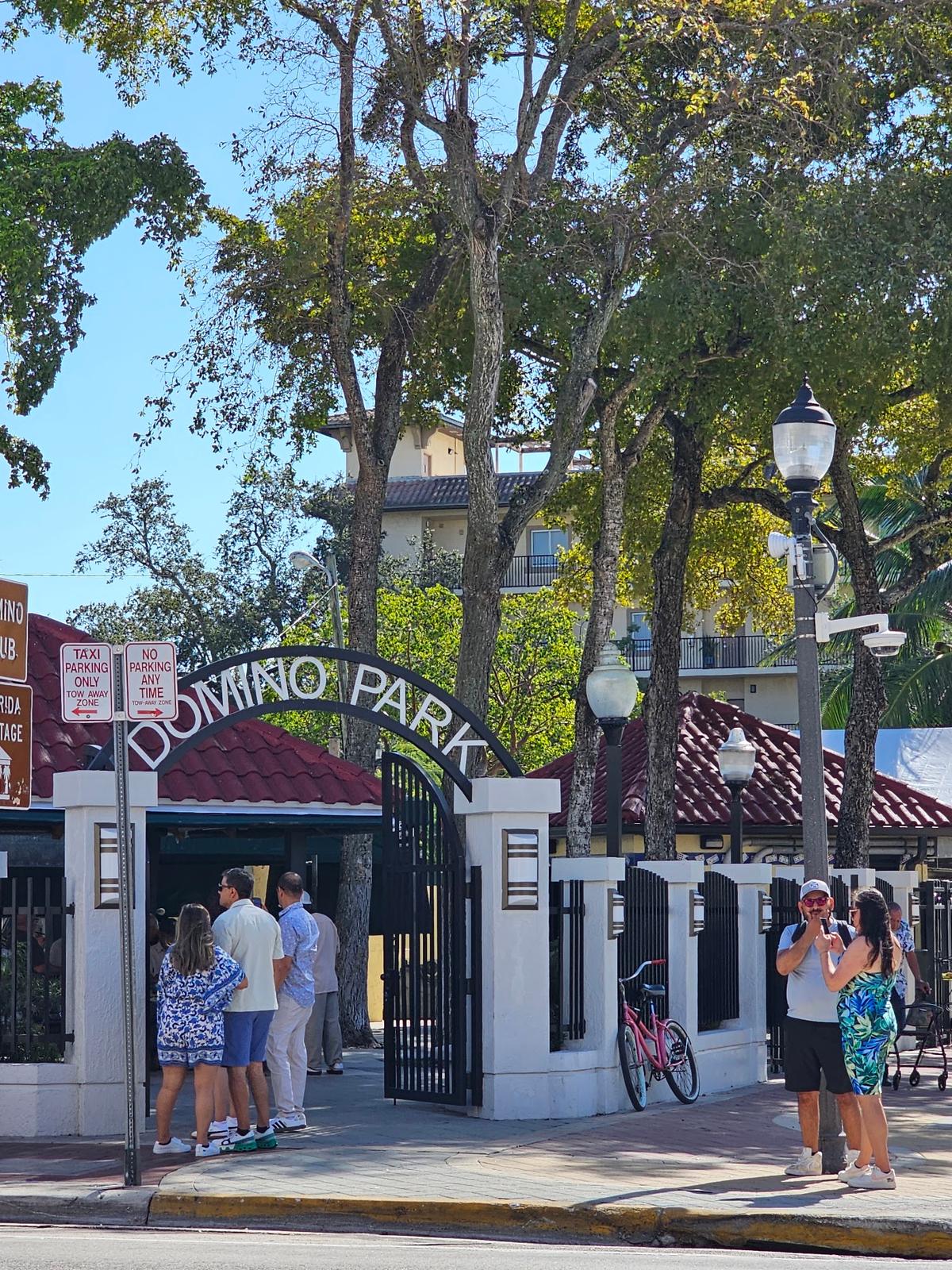 Máximo Gómez Park (Domino Park) in Little Havana, Miami