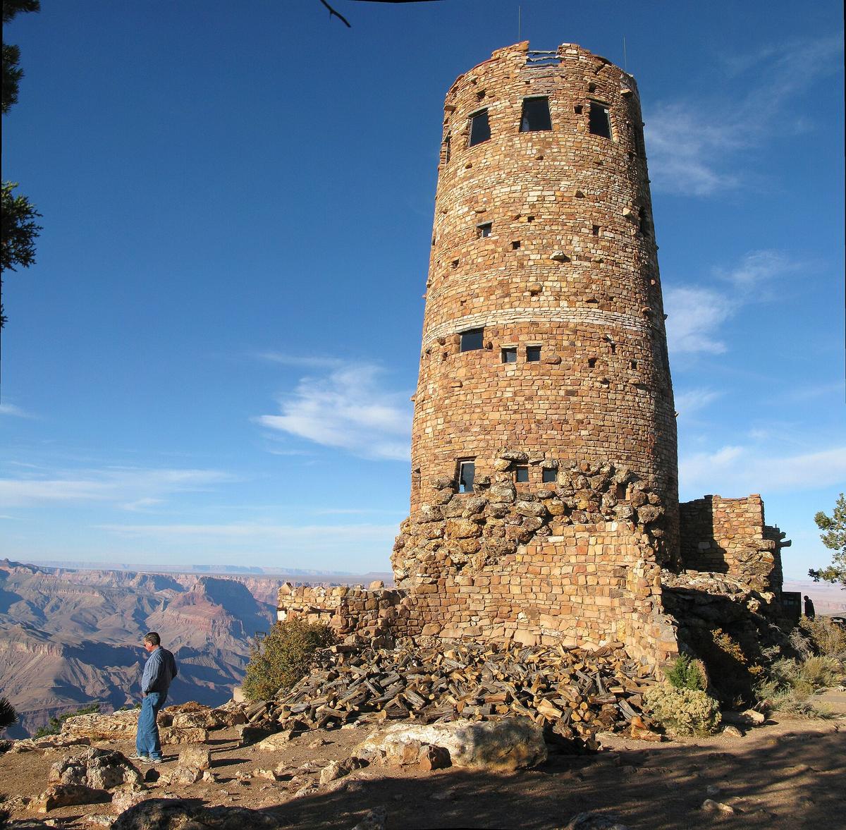 Desert View Watchtower in Desert View, Grand Canyon
