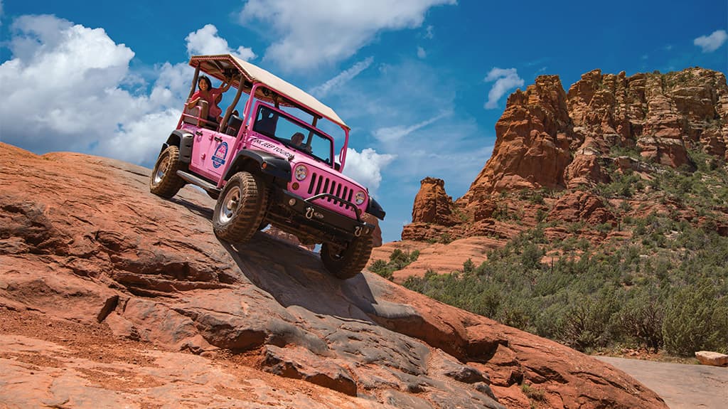 Pink Jeep Tours in Uptown Sedona