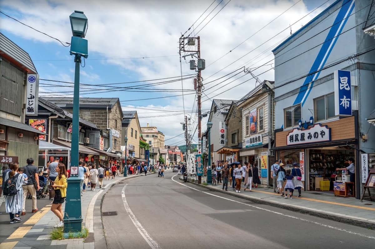 Sakaimachi Street in Sakaimachi, Otaru