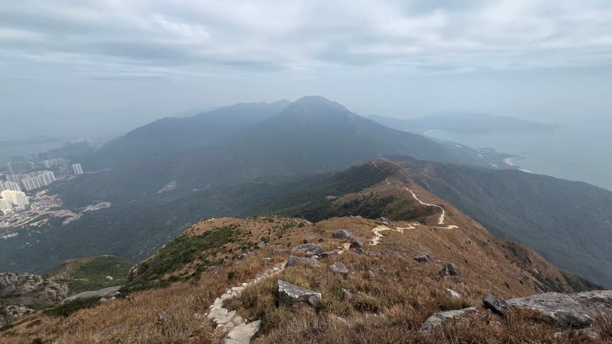 Lantau Peak (Fung Wong Shan) in Lantau Island