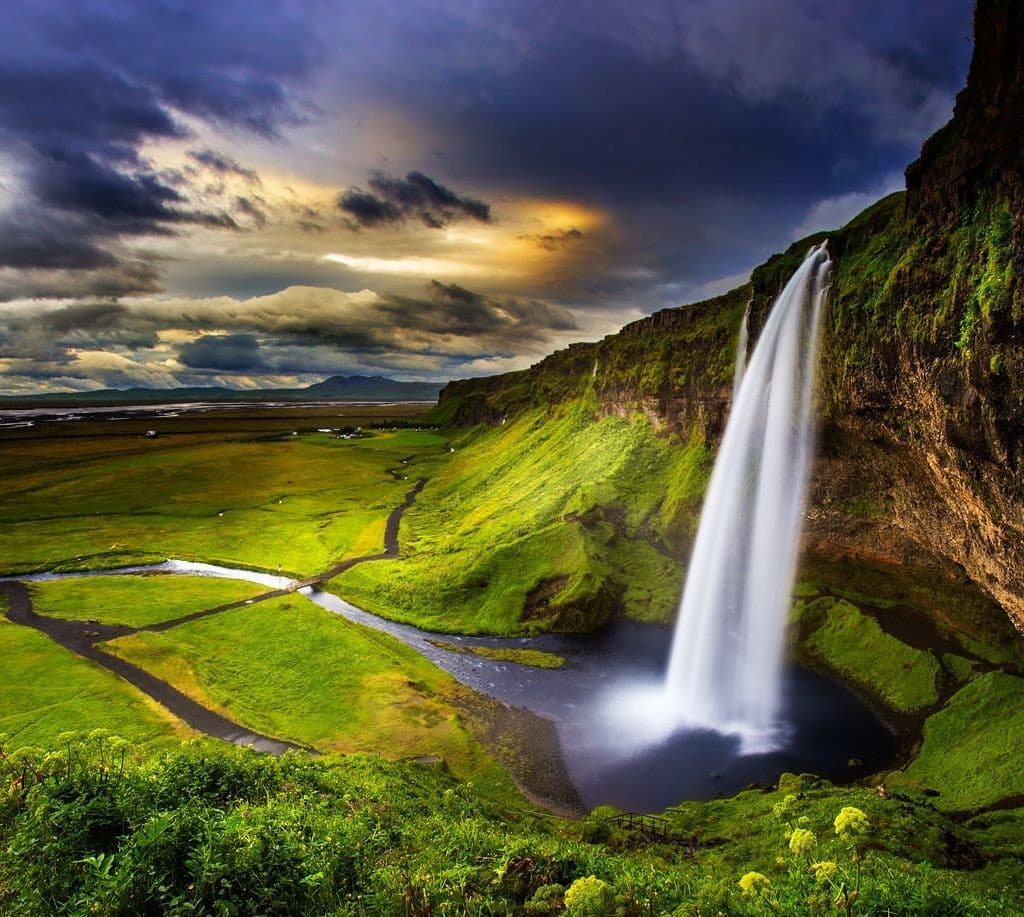 Seljalandsfoss in South Coast, Vík