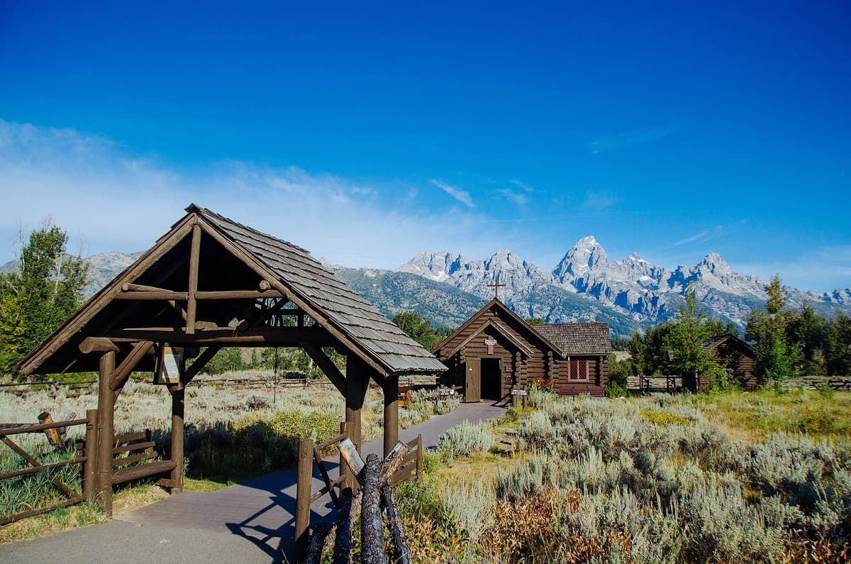 Chapel of the Transfiguration in Moose, Grand Teton National Park