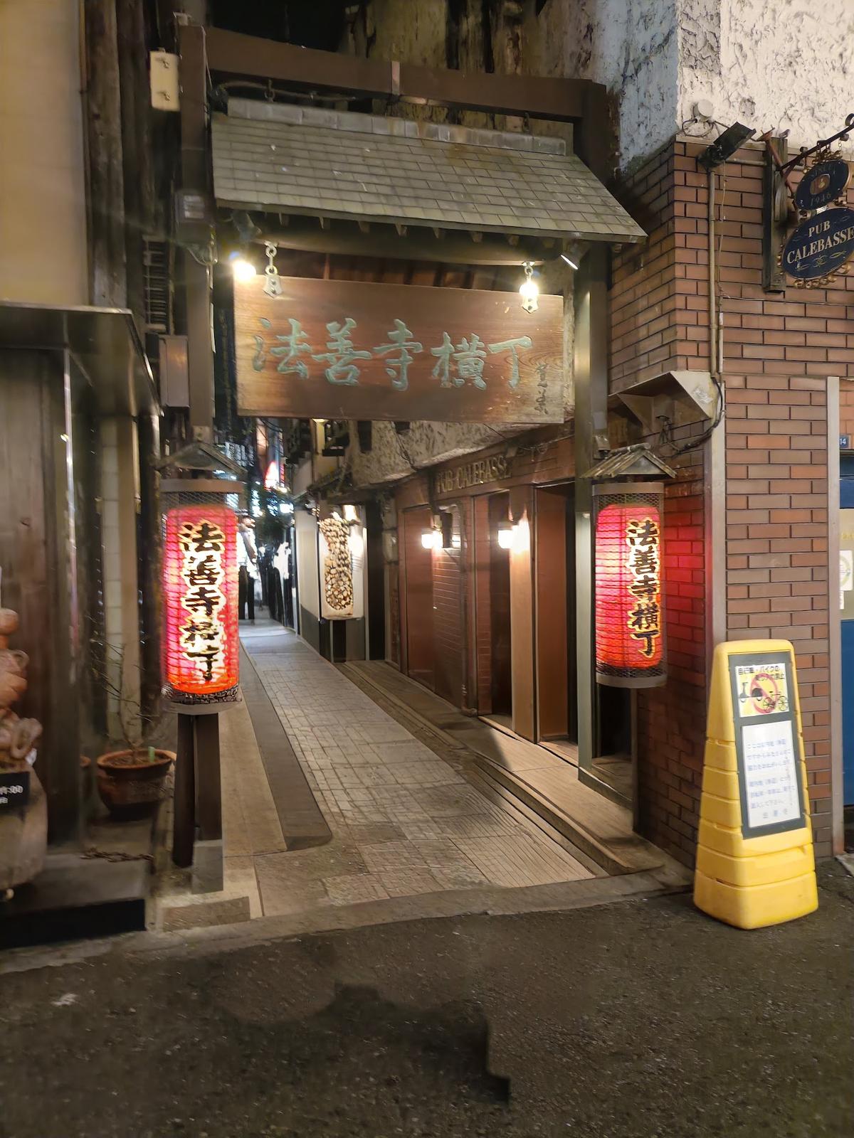 Hozenji Yokocho in Namba, Osaka