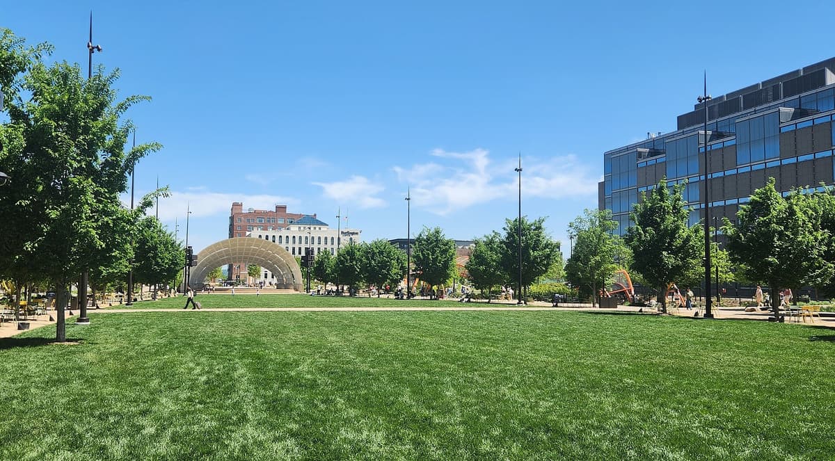 Gene Leahy Mall in The RiverFront, Omaha