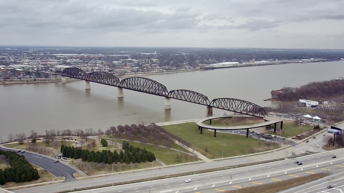 Big Four Bridge in Waterfront Park, Louisville