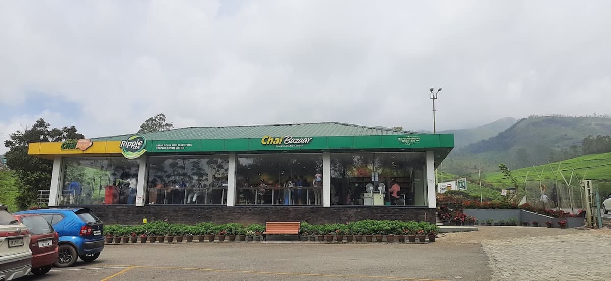 Kannan Devan tea shop in Munnar