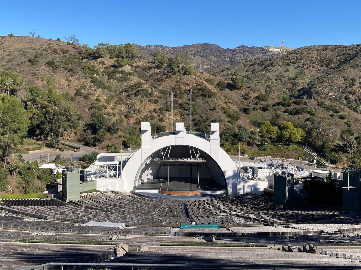 Hollywood Bowl in Hollywood Hills