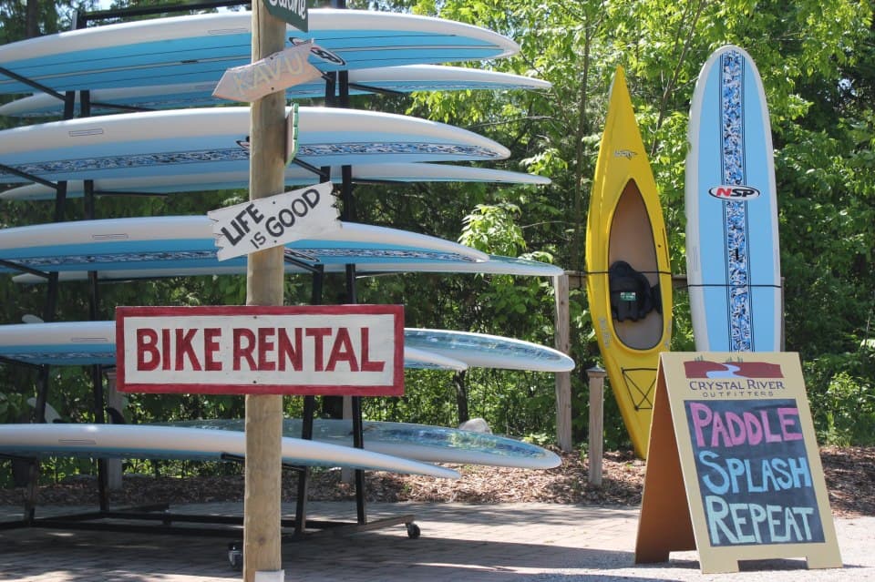 Crystal River Outfitters in Glen Arbor, Sleeping Bear Dunes
