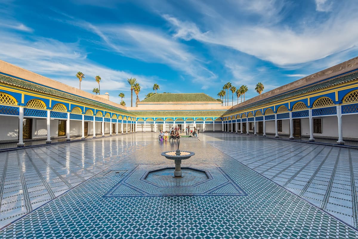 Bahia Palace in Mellah, Marrakech
