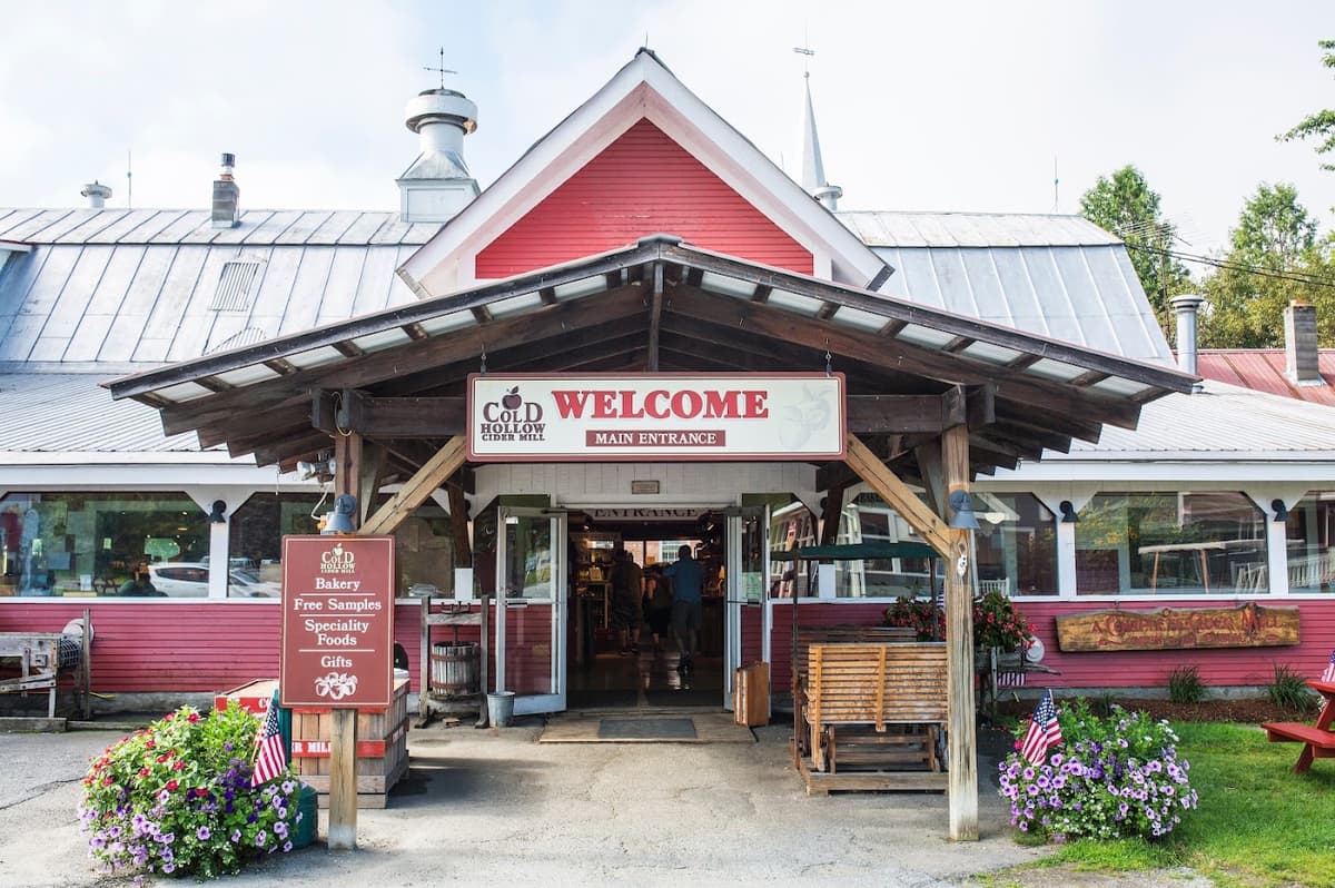 Cold Hollow Cider Mill in Waterbury Center, Vermont