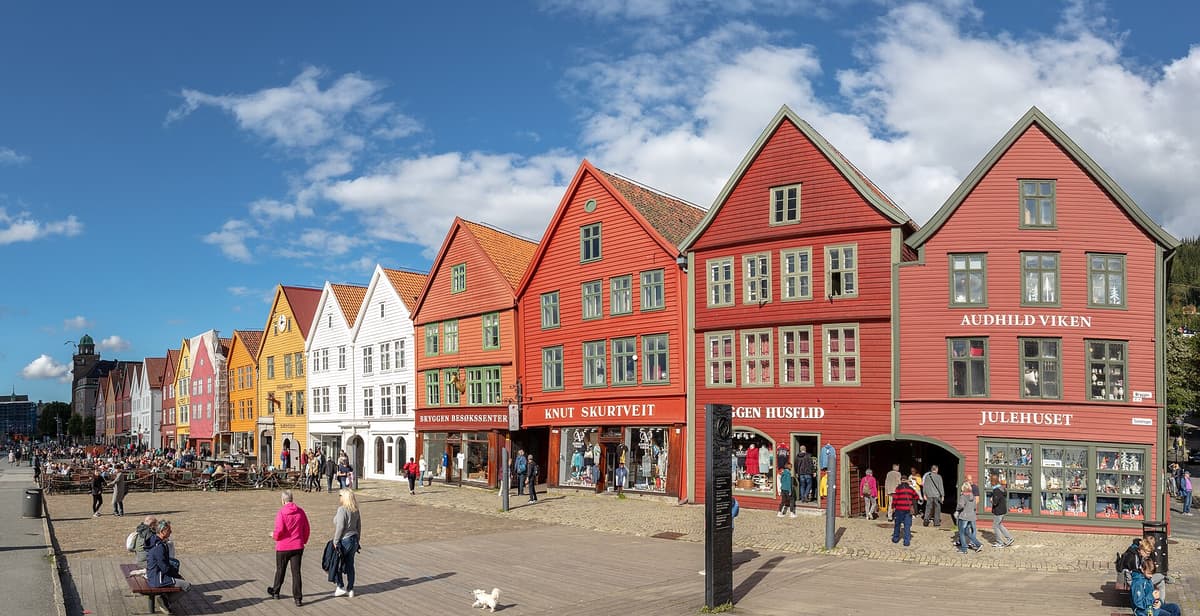 Bryggen in Bryggen, Bergen