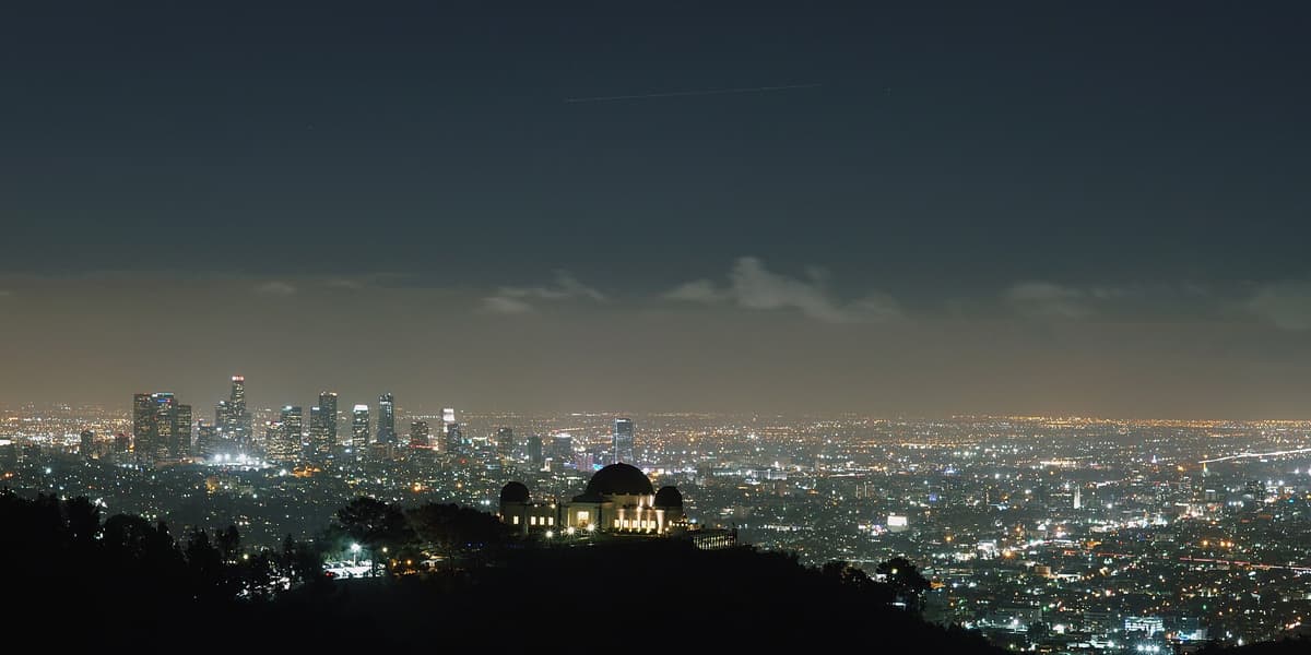 Griffith Observatory in Griffith Park, Downtown Los Angeles