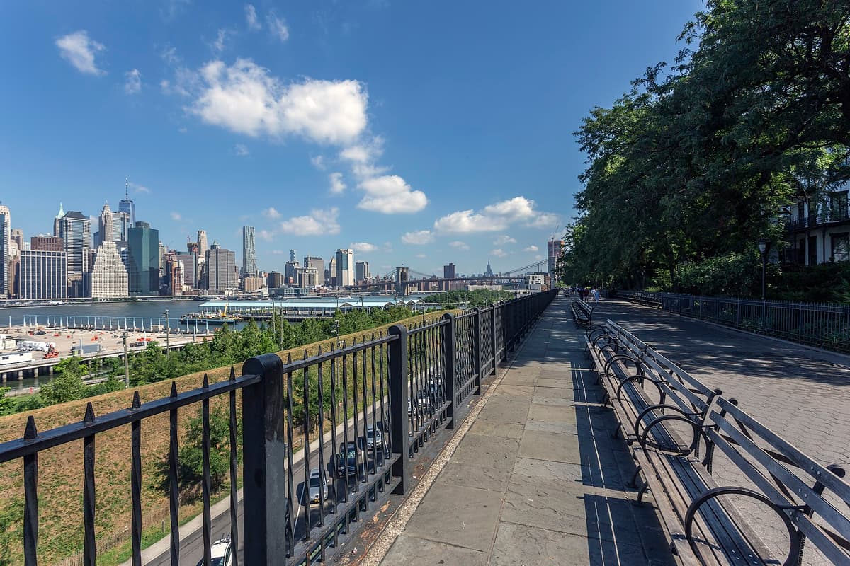 Brooklyn Heights Promenade in DUMBO & Brooklyn Heights