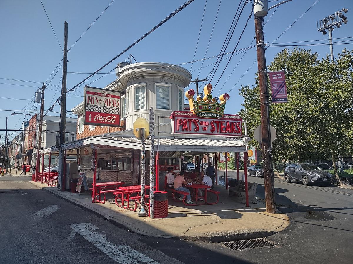 Pat's King of Steaks in East Passyunk, Broad Street & South Philly