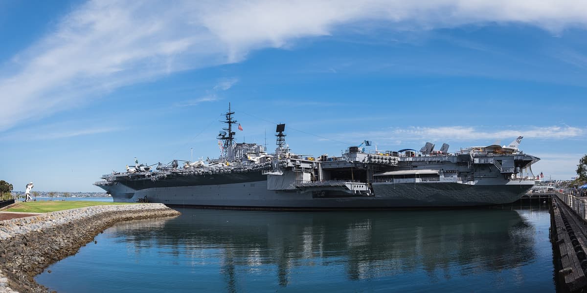 USS Midway Museum in Embarcadero, Downtown San Diego & Gaslamp Quarter