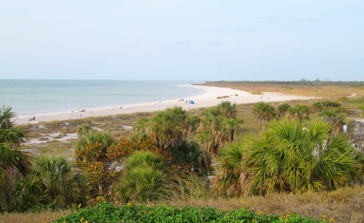 Fort De Soto Park in Tierra Verde, Downtown St. Petersburg