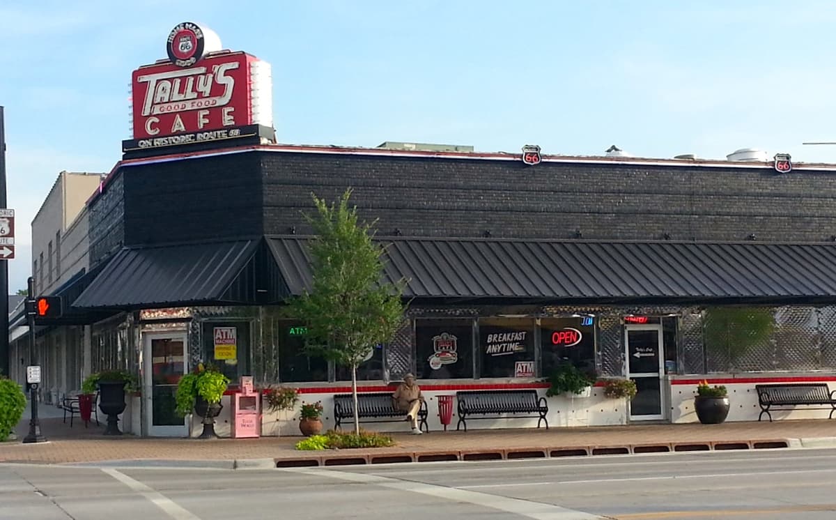 Tally's Good Food Café in Route 66, Tulsa