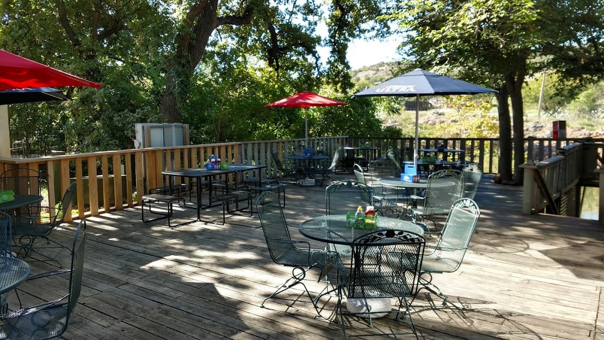 Riverside Cafe in Medicine Park, Wichita Mountains