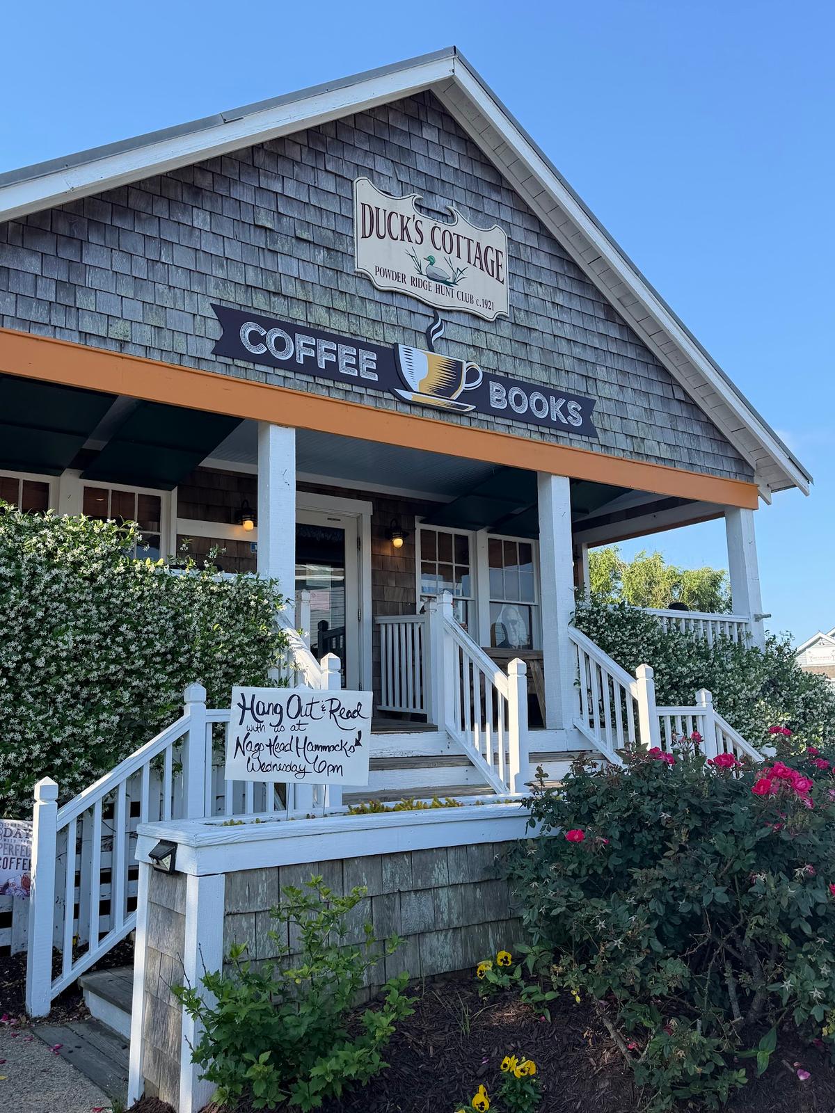 Duck's Cottage Coffee & Books in Duck, Corolla