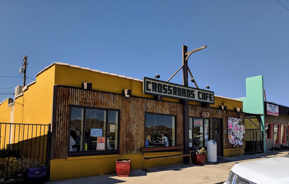 Crossroads Cafe in Joshua Tree