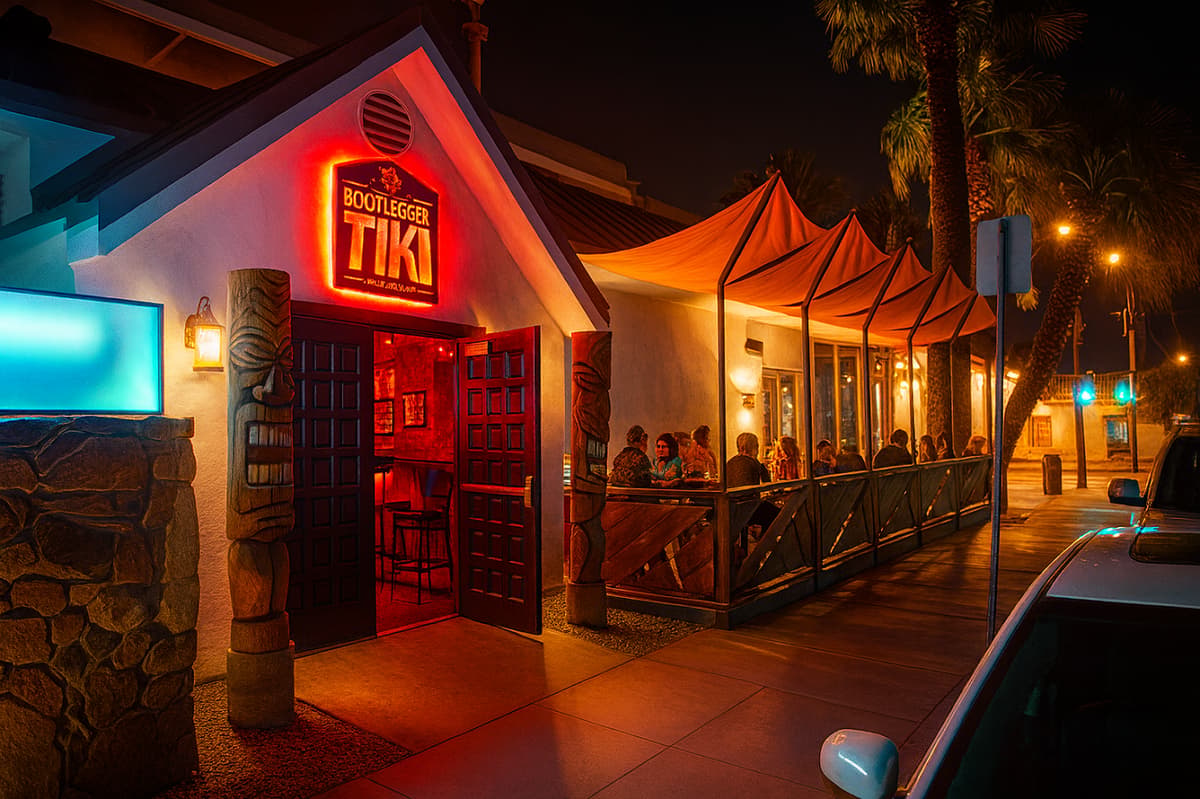 Bootlegger Tiki in Uptown, Palm Springs