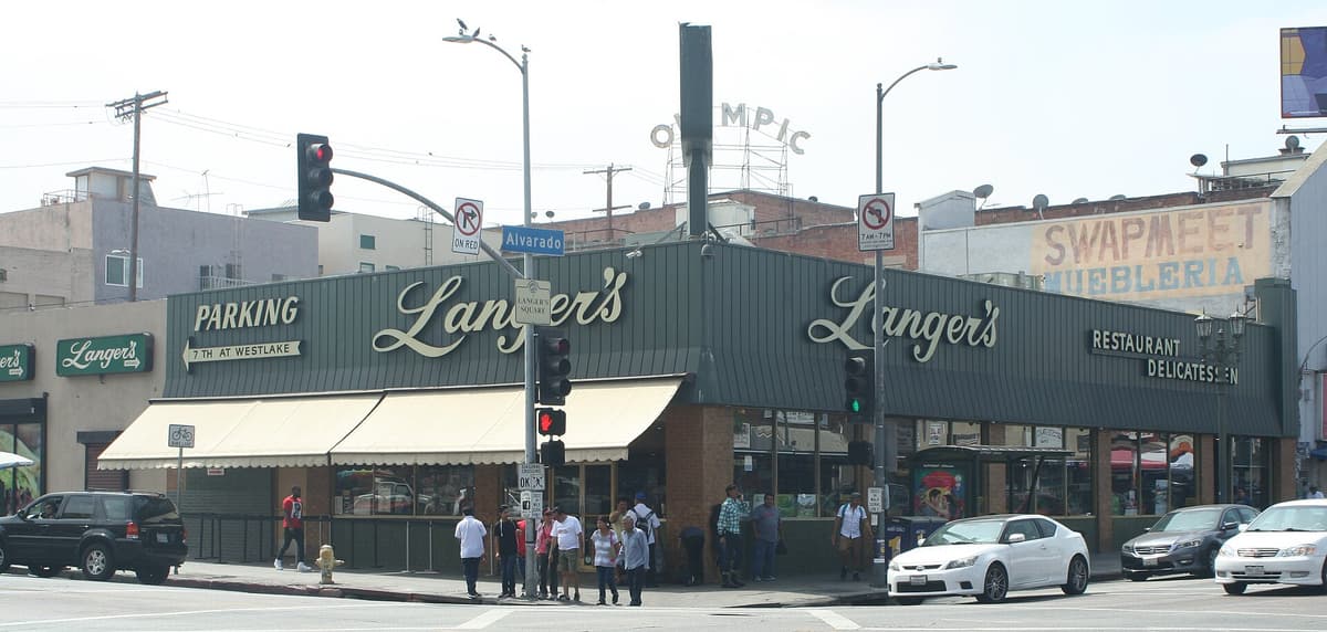 Langer's Delicatessen in Westlake, Los Angeles