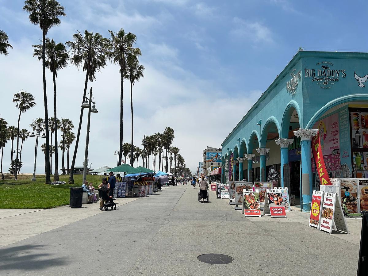 Venice Beach Boardwalk in Venice, Los Angeles