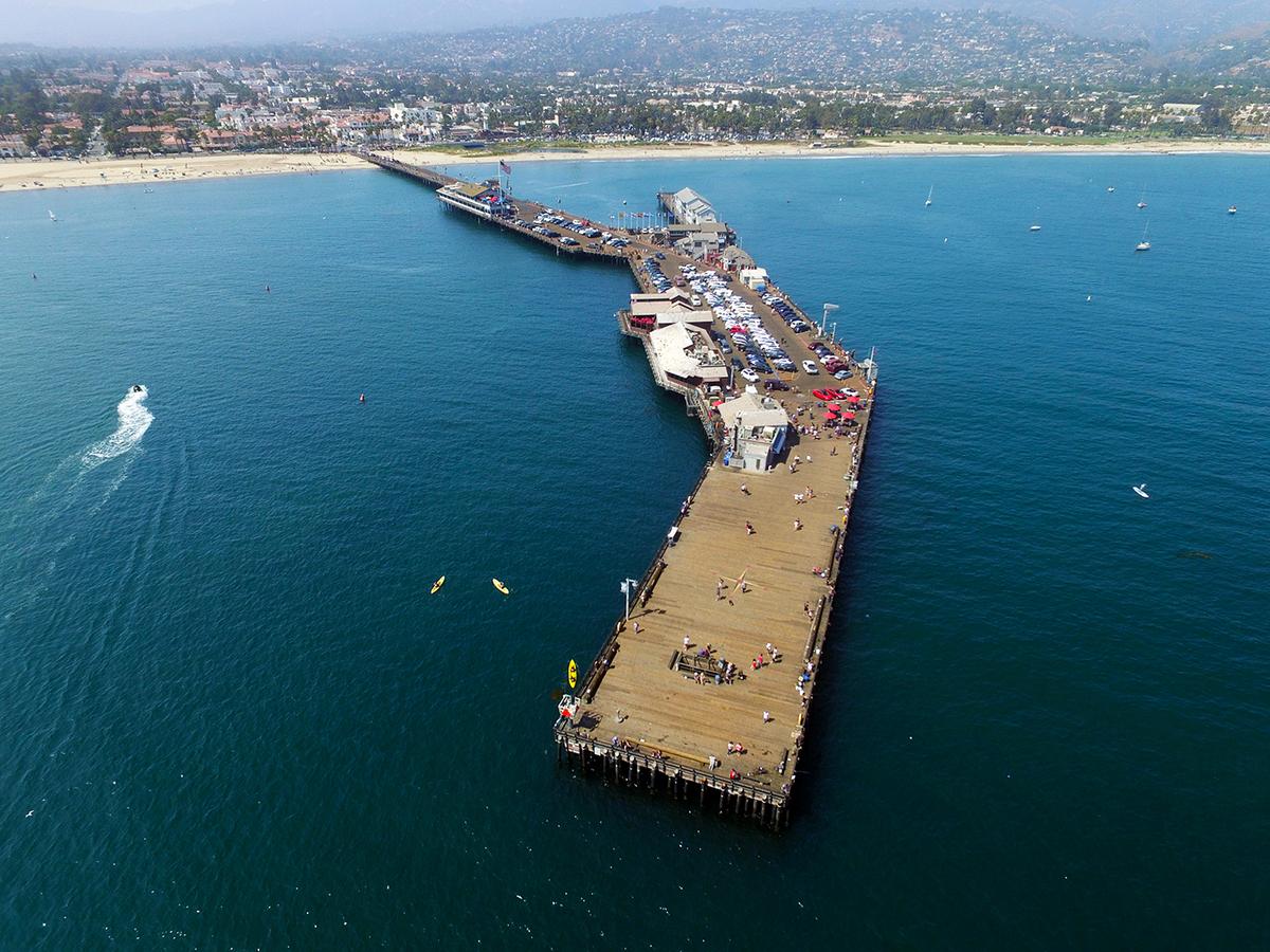 Stearns Wharf in Waterfront, Santa Barbara