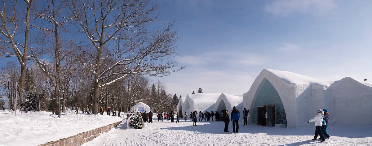 Hotel de Glace in Saint-Gabriel-de-Valcartier, Québec City