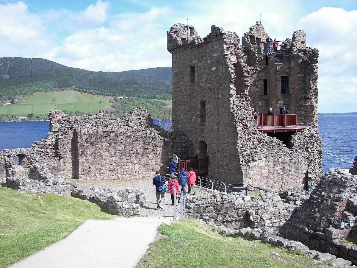 Urquhart Castle in Drumnadrochit, Inverness