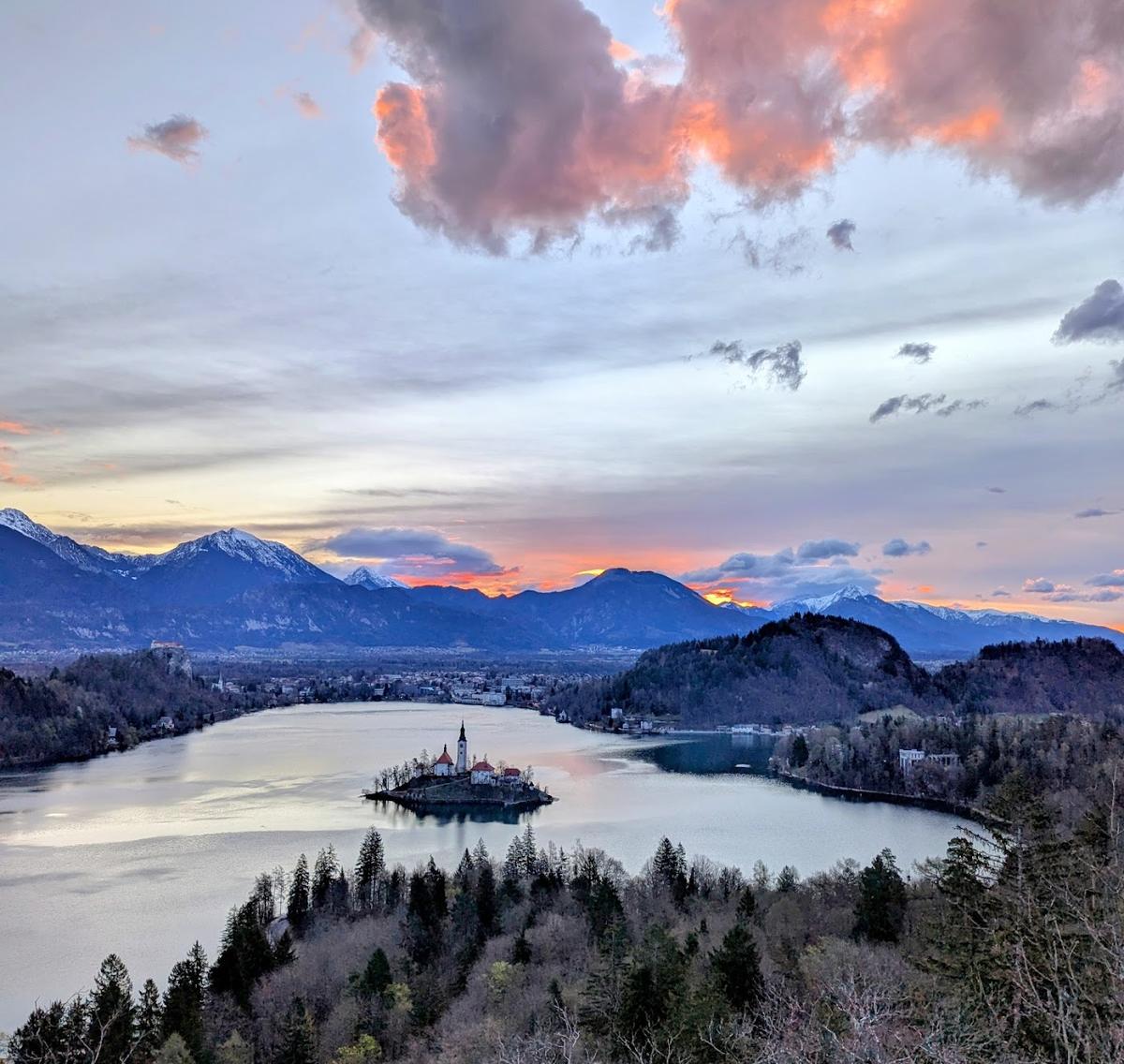 Ojstrica Viewpoint in Lake Bled