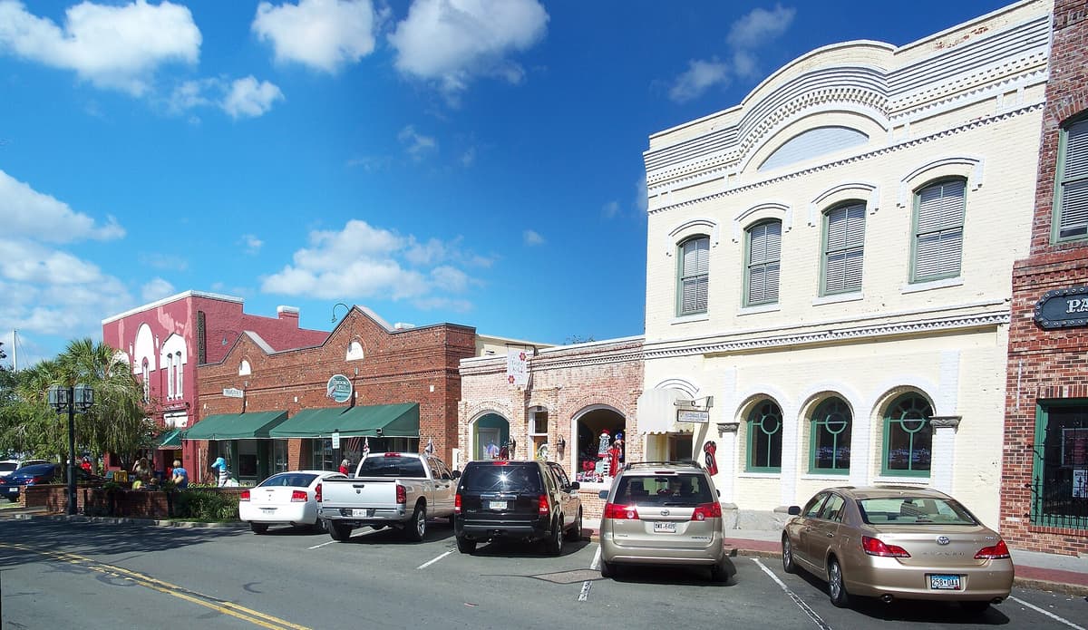 Centre Street in Historic District, Amelia Island