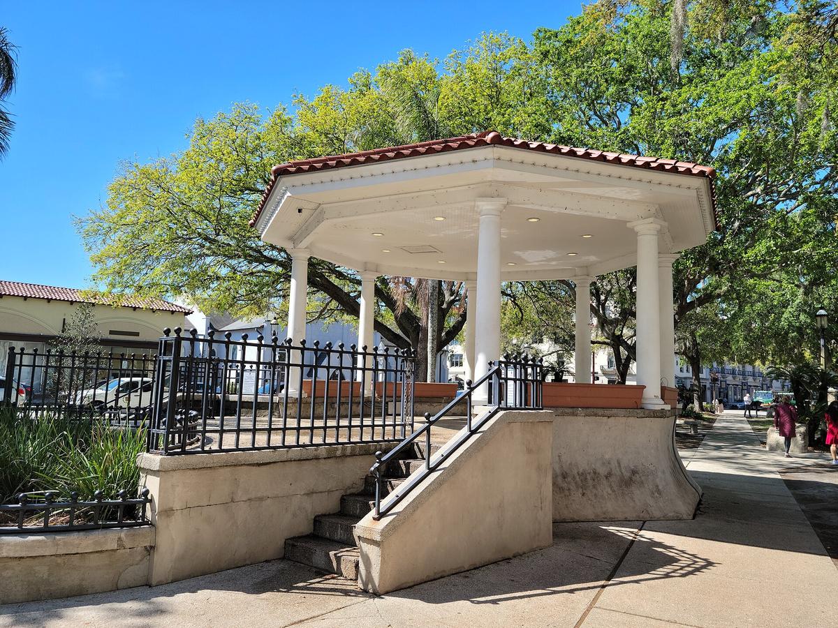 Nights of Lights at Plaza de la Constitucion in Historic Downtown, St. Augustine