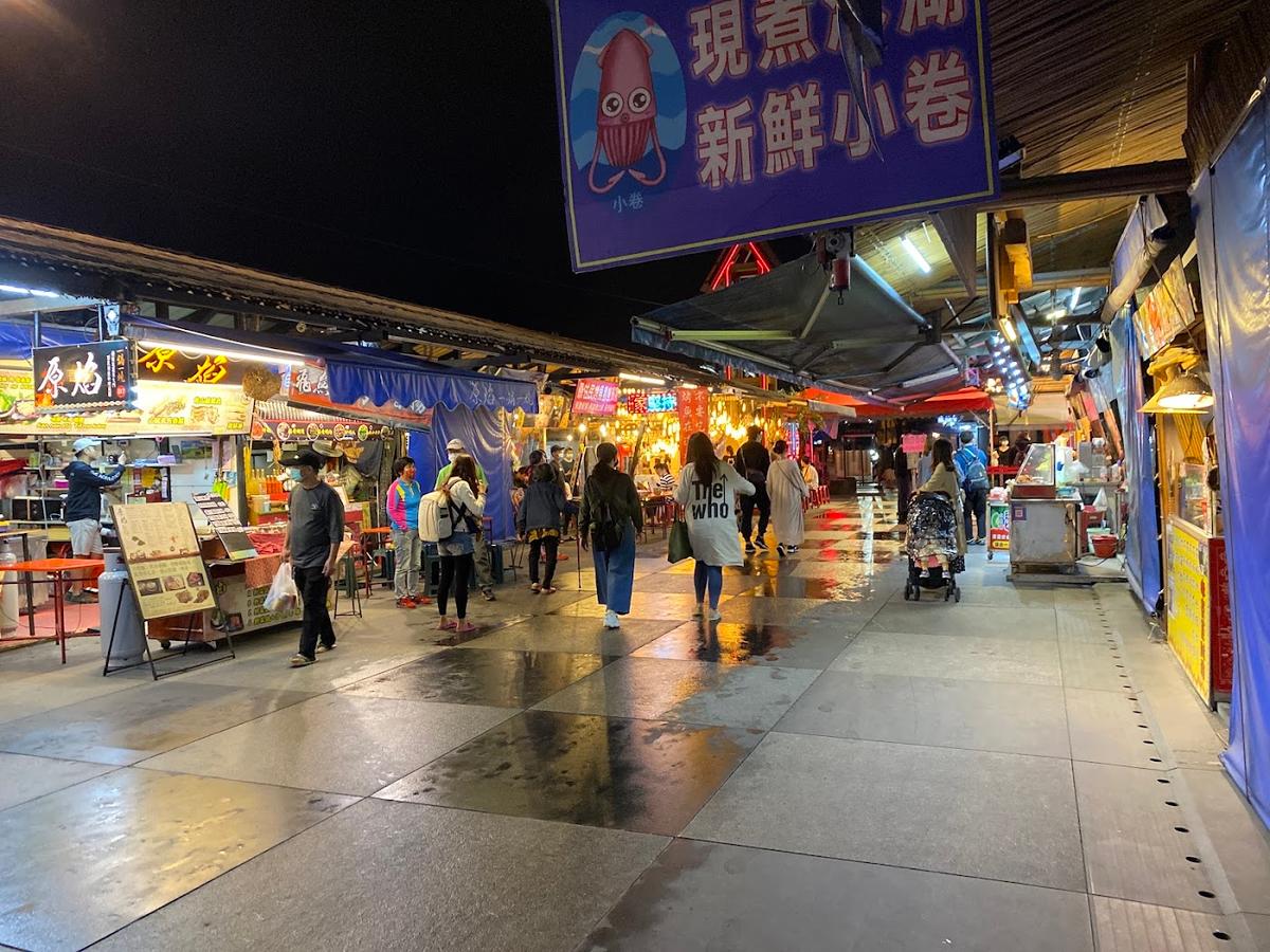 Dongdamen Night Market in Hualien City, Hualien and Taroko