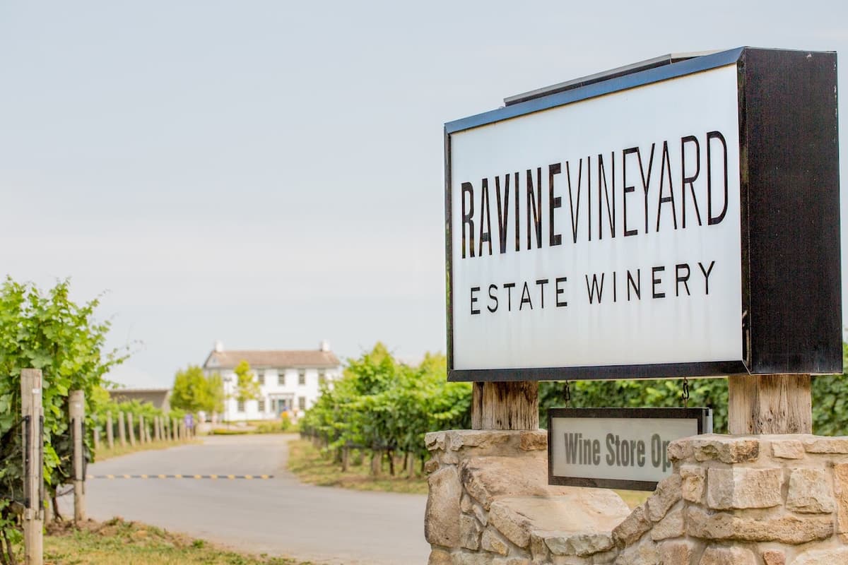 Ravine Vineyard Estate Winery in St. Davids, Niagara Falls & Niagara-on-the-Lake