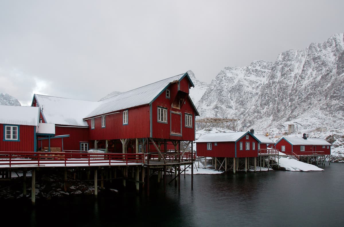 Å and the Norwegian Fishing Village Museum in Å, Reine