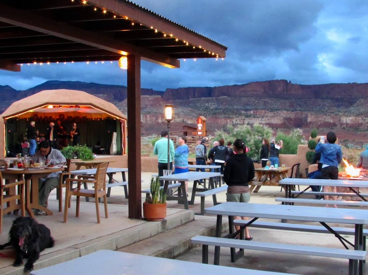 Rim Rock Patio in Torrey, Capitol Reef
