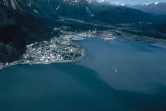 Resurrection Bay waterfront near Seward