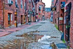 Portland, Maine on the Boston to Portland route