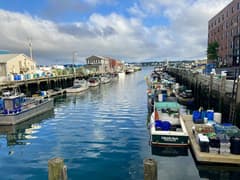 Old Port near Portland, Maine